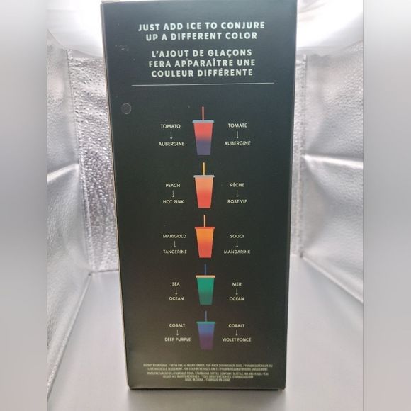 NWT! STARBUCKS COLOR CHANGING SUMMER PRIDE 2020 COLD CUPS REUSABLE 5 PACK 🌈 - Picture 2 of 2